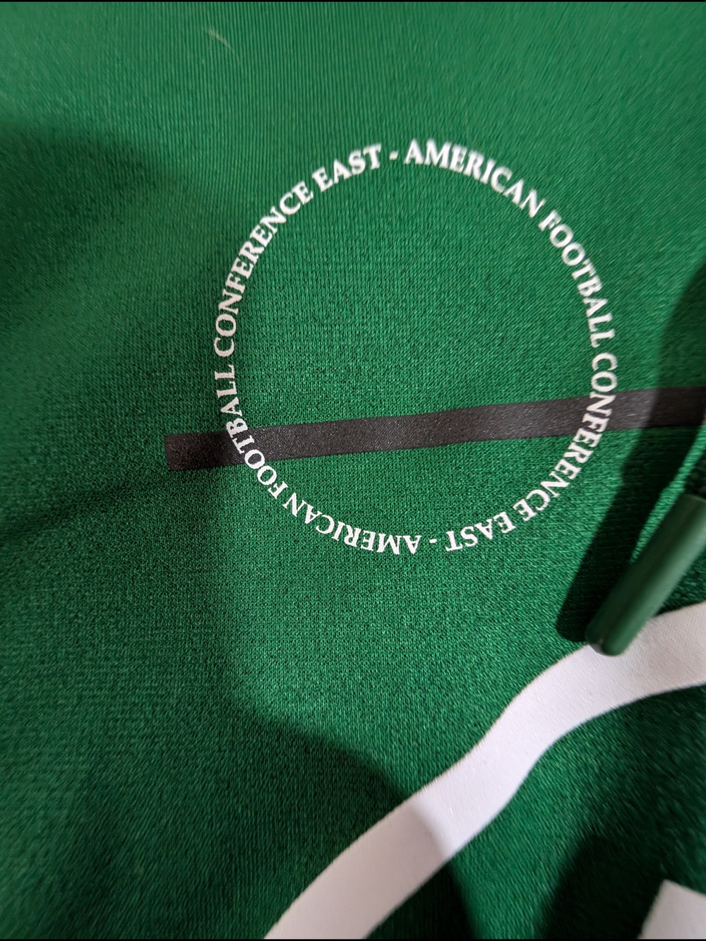 Nike Dry Fit New York Jets Green Pullover Hoodie - Picture 4 of 7